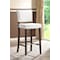 Baxton Studio Aries White Modern Bar Stool With Nail Head Trim, PK2 85-4301 - alternate 3